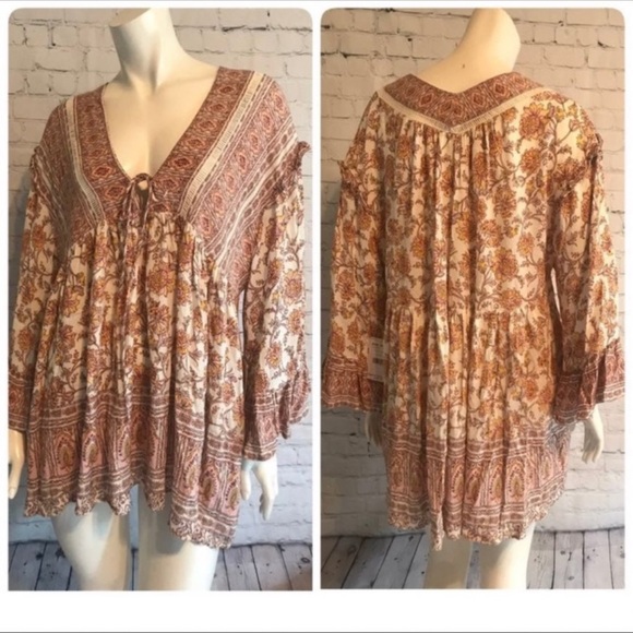 Free People MOONLIGHT DANCE TUNIC SIZE SMALL NWT - Picture 15 of 16